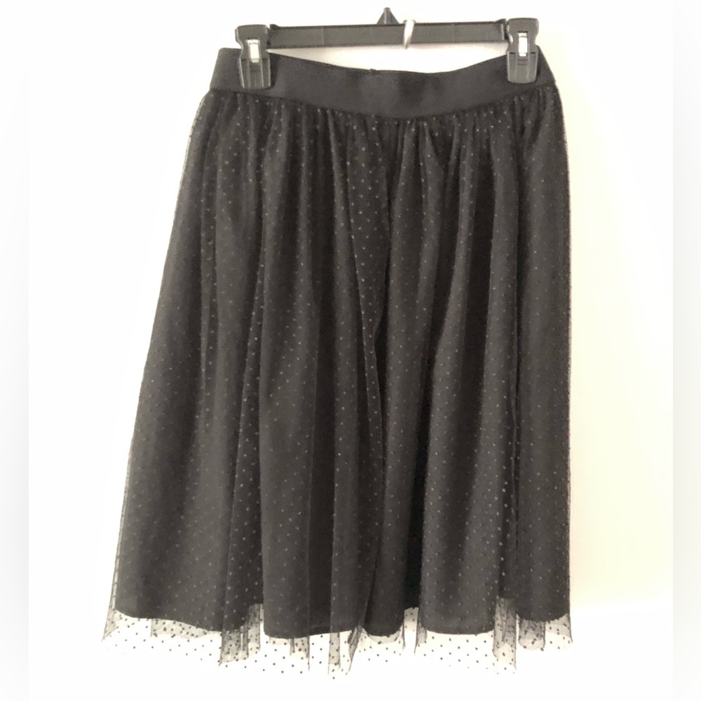 Forever 21 Black Midi Tulle Skirt 2X